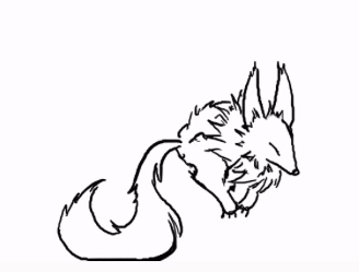 A Jumping fox