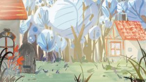 Backgrounds for year2 friend's grad film CUTE